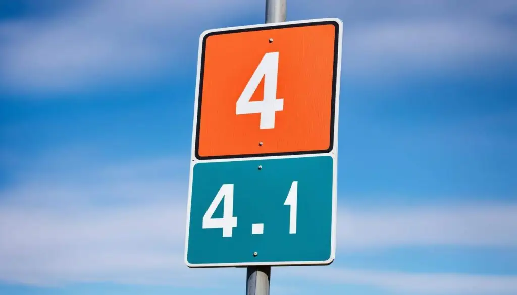 Road sign 4 Road sign 4